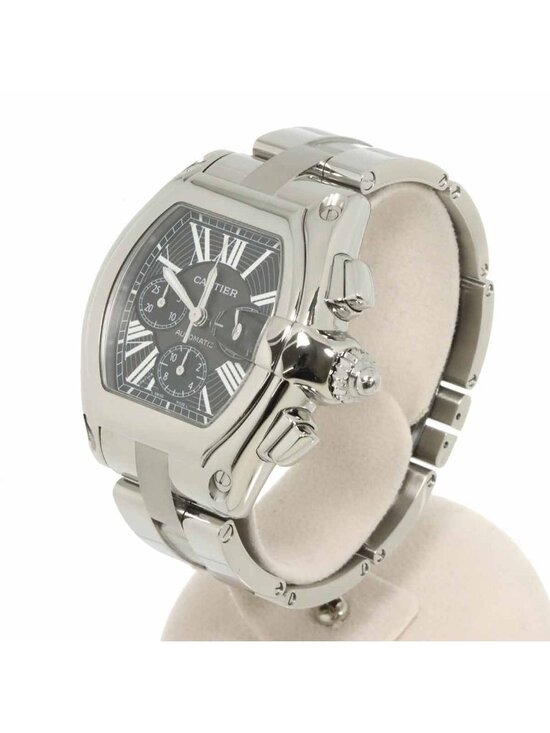 Cartier Roadster Chronograph Watch Date Black Automatic main image 7